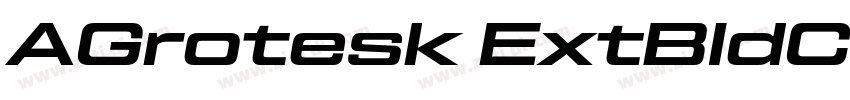 AGrotesk ExtBldCnd字体转换